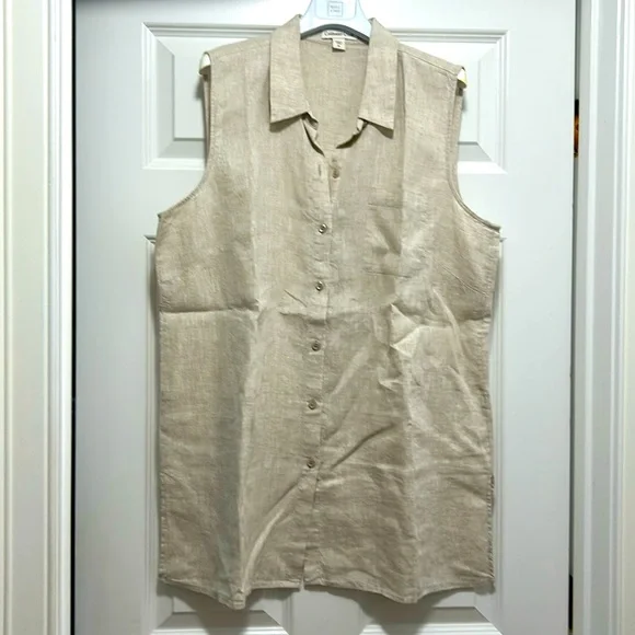Coldwater Creek, 100% Linen shirt, Size XL - Picture 1 of 4
